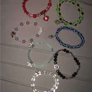 Bracelets. Evil eye.
